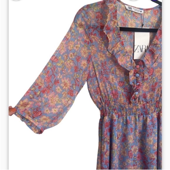 Zara Ruffle Floral Mini - Picture 4 of 9